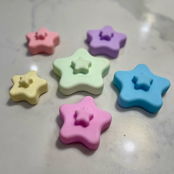Stacking star toy, pastel colored - Picture 3 of 3